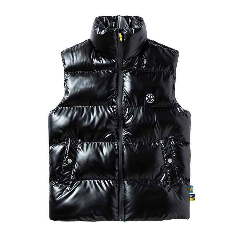 Thick Warm Sleeveless Teen Plus Size Vest Jacket