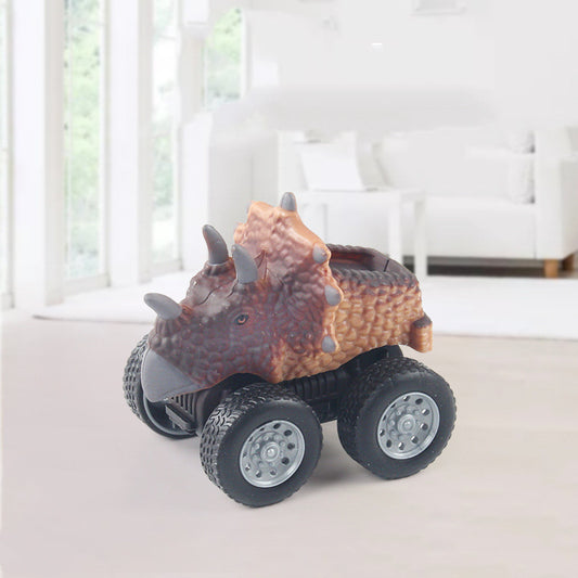 Simulation Dinosaur Model Mini Pull Back Car Inertia