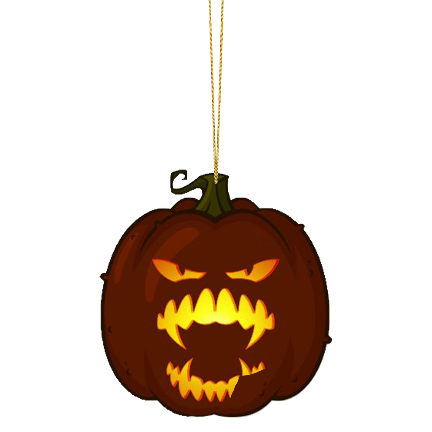 Halloween Pumpkin Car Pendant Acrylic Flat Ornament