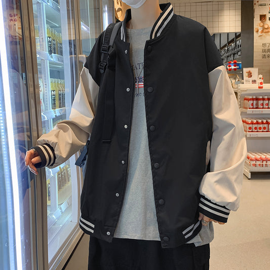 Men's Spring And Autumn Jacket Baseball Uniform