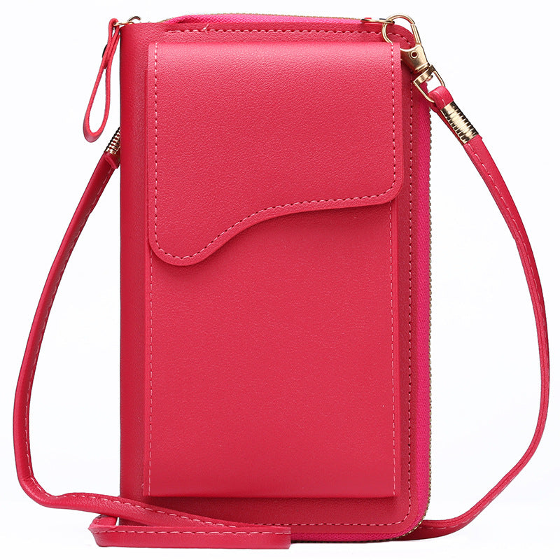 High Quality Pu Leather Small Shoulder Bag Casual Handbag Crossbody Bags For Women Phone Pocket Girl Purse Messenger Bags