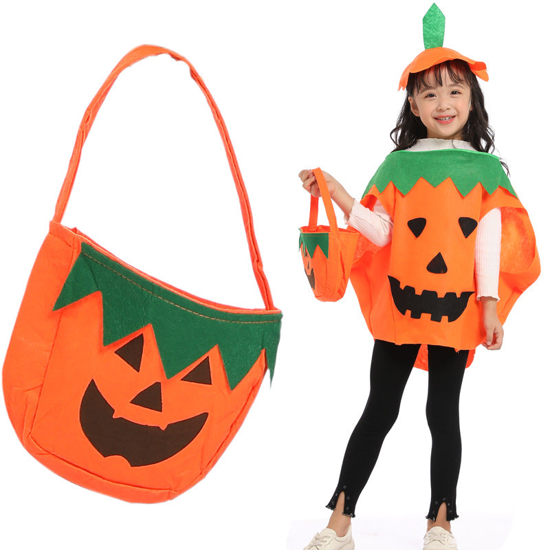 Halloween Costume Child Adult Pumpkin Festival Props