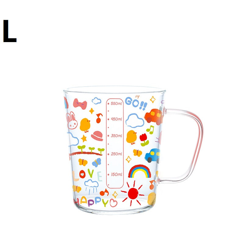 Heat-resistant Household Large-capacity Milk Cup With Scale