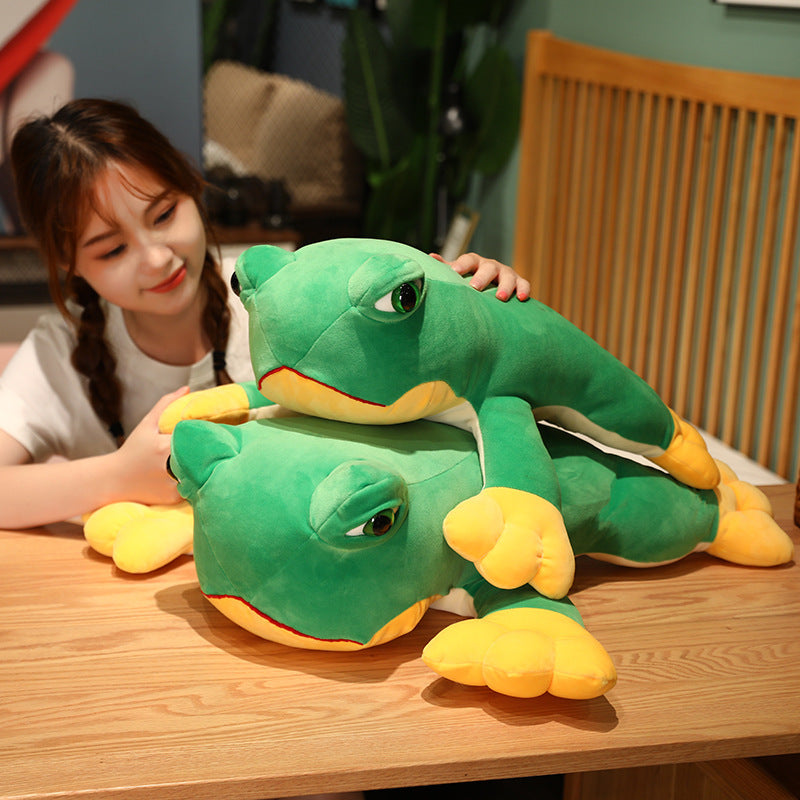 Simulation Frog Plush Toy Sleeping Rag Doll