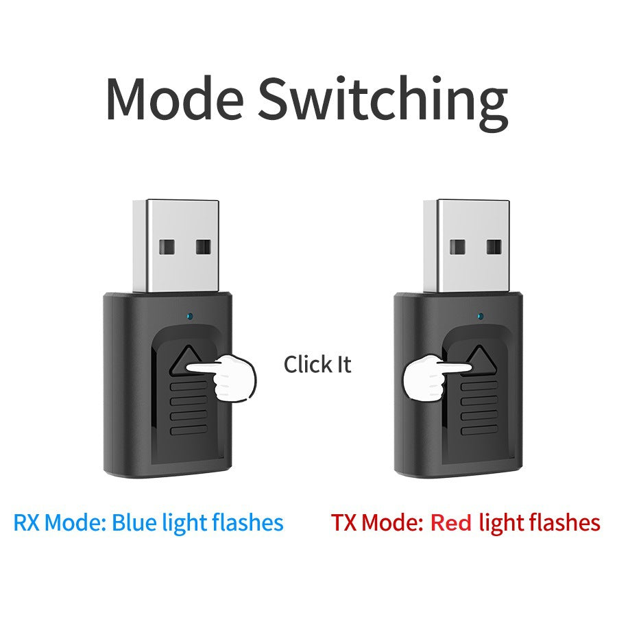 Four-in-one USB Audio Transmitter Receiver