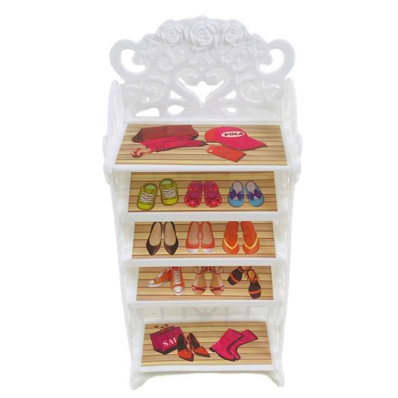 Doll Creative Shoe Rack Assembly Storage Shoe Cabinet