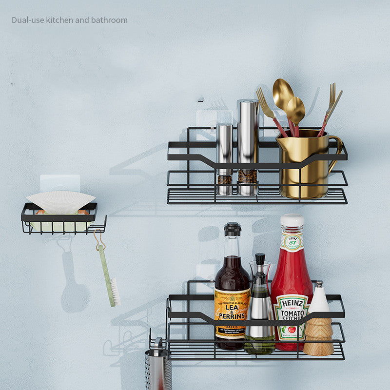 Perforated Free Mounted Kitchen Wall Shelf