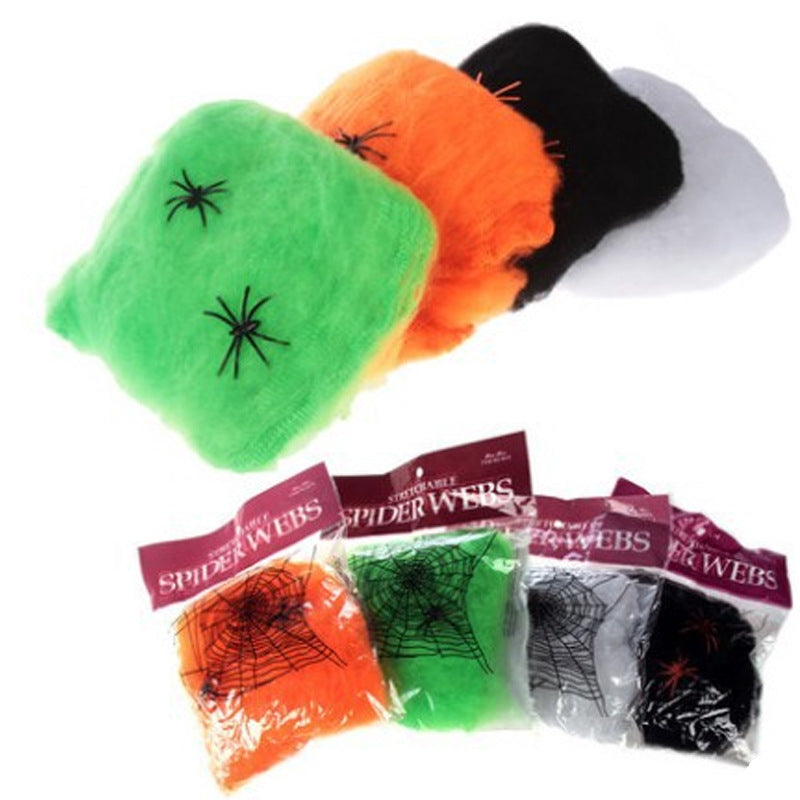 New Halloween Spider Cotton Accessories Haunted House Horror Decoration