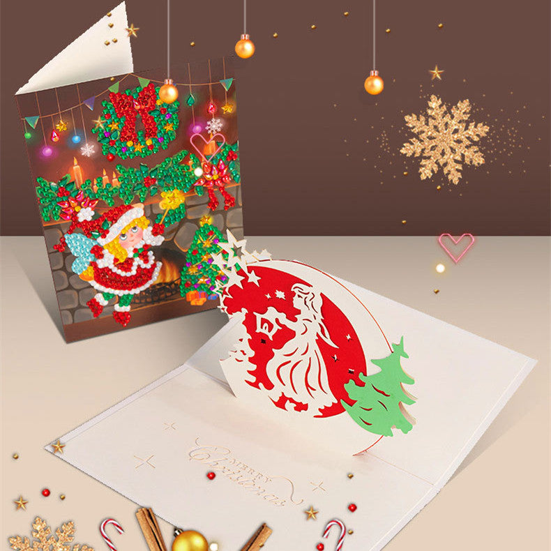 Pop-up Card Diamond Painting New Christmas Day