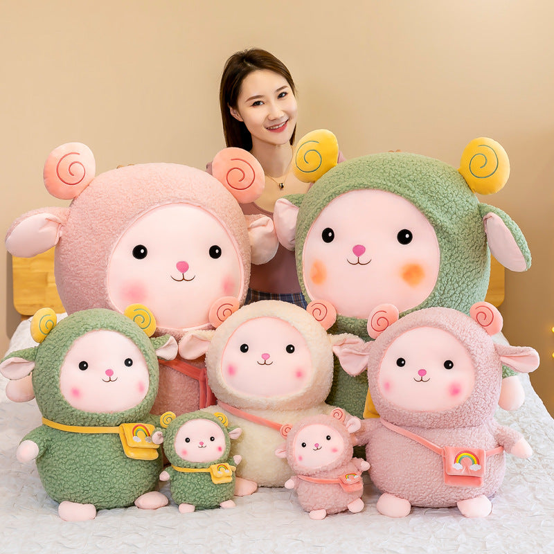 Backpack Lamb Doll Plush Toy