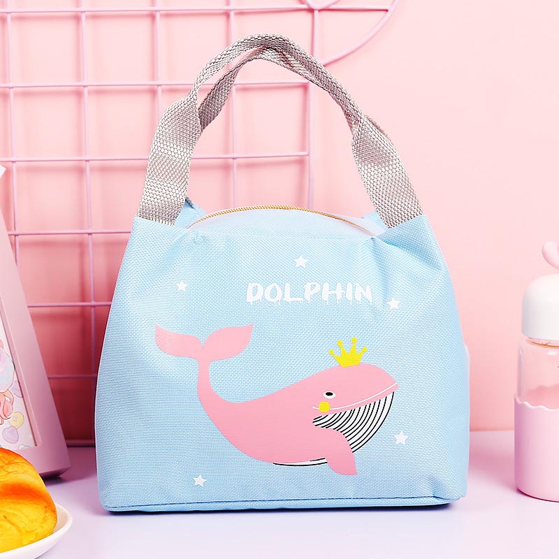 Cute Cartoon Lunch Tote Bag Insulation