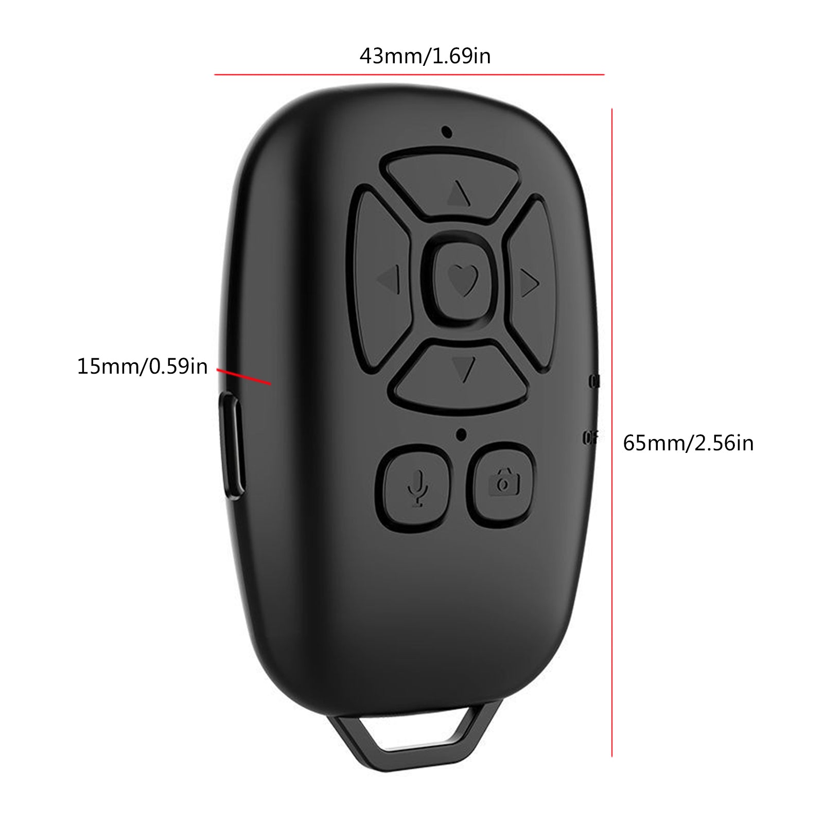 Rechargeable Remote Control Multi-function Bluetooth Selfie