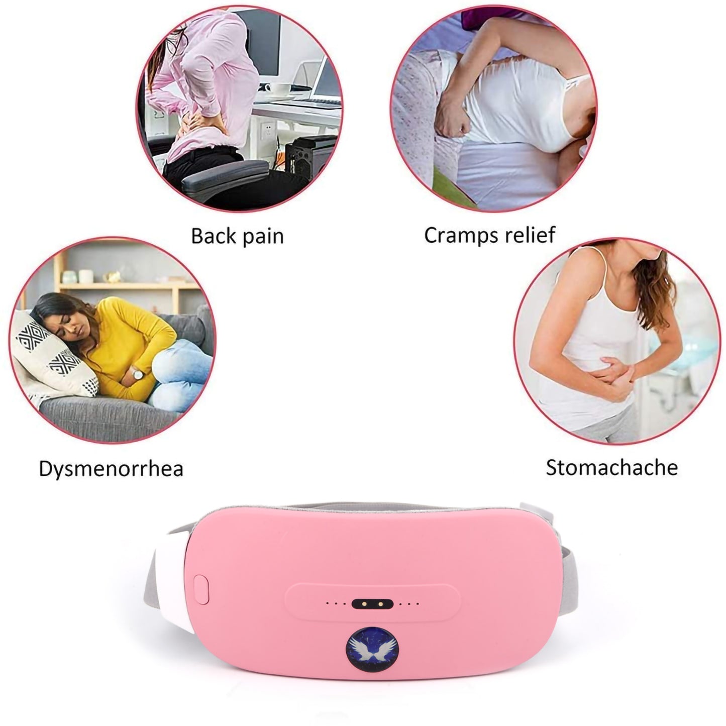 Fever And Vibration Relieve Electric Moxibustion Warm Belt