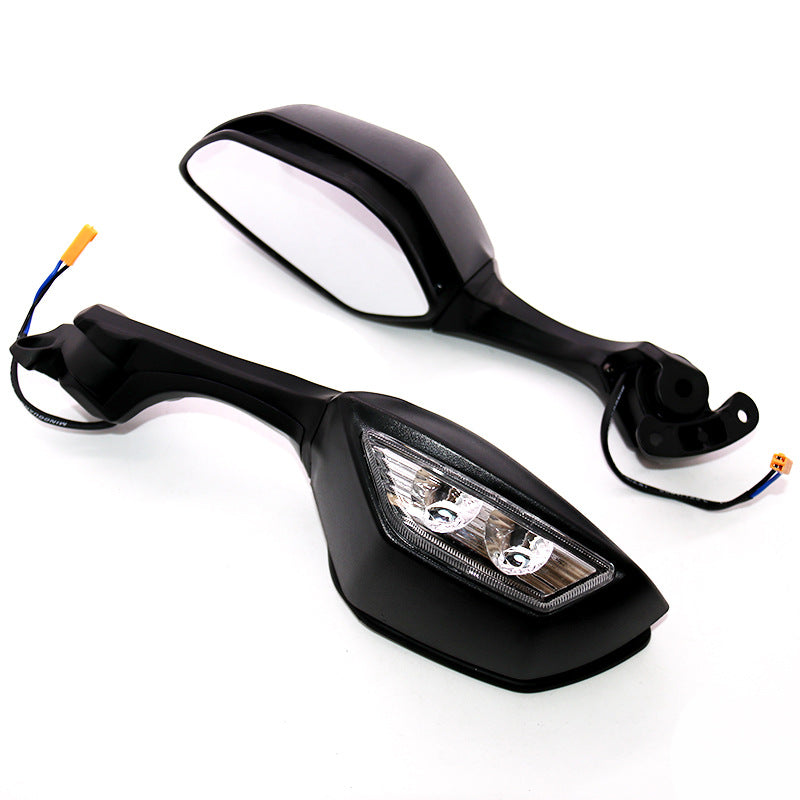 Motorcycle Rearview Mirror Is Suitable For ZX10R 2016-2020 Modified Mirror With Light