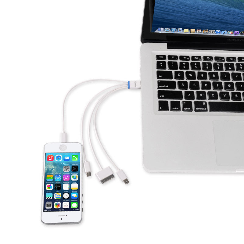 Compatible with Apple, Four-in-one Multi-function Data Cable Iphone6s4s Android Phone