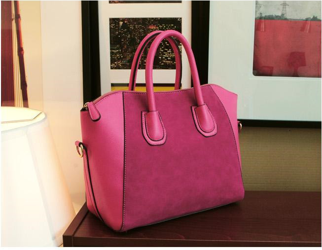 Frosted PU Handbag Fashion Shoulder Bag