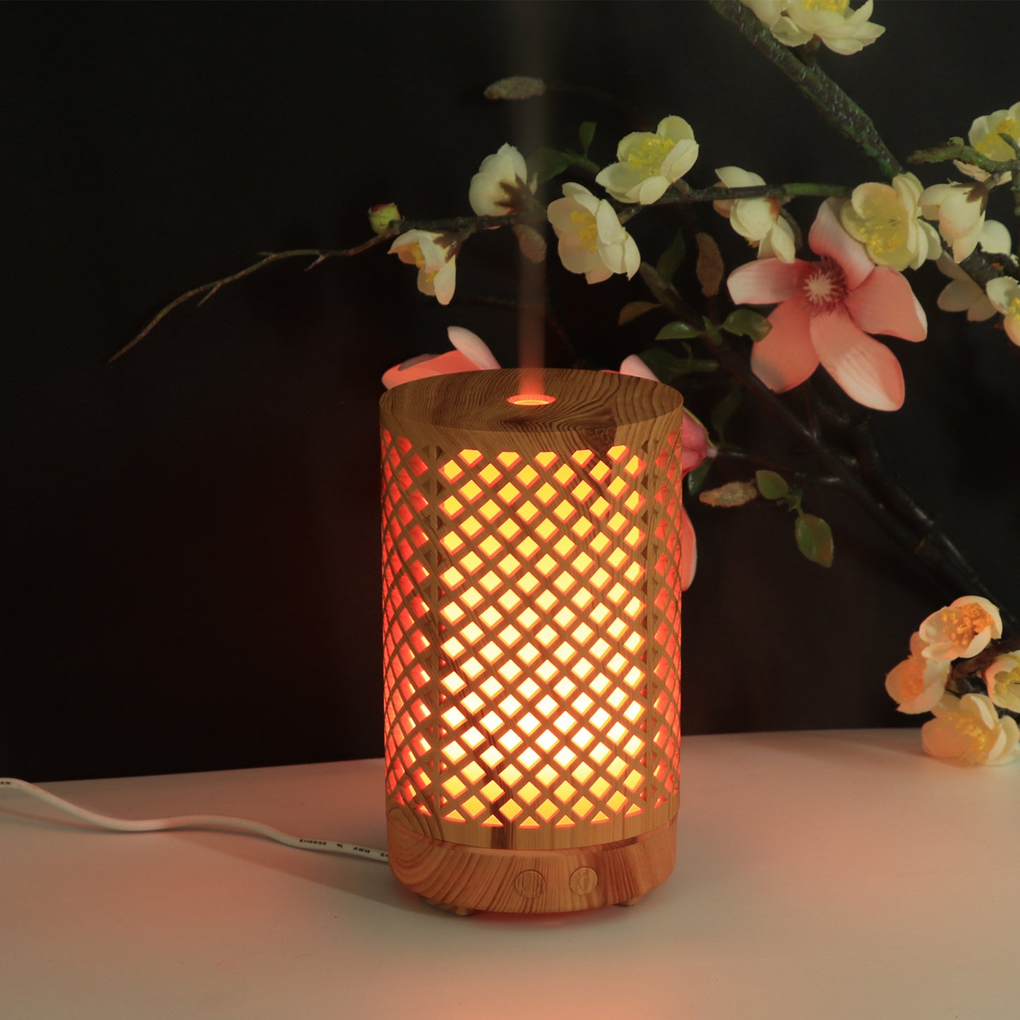 Creative 100ML Humidifier Wood Grain Aroma Diffuser Creative 100ML Humidifier Wood Grain Aroma Diffuser