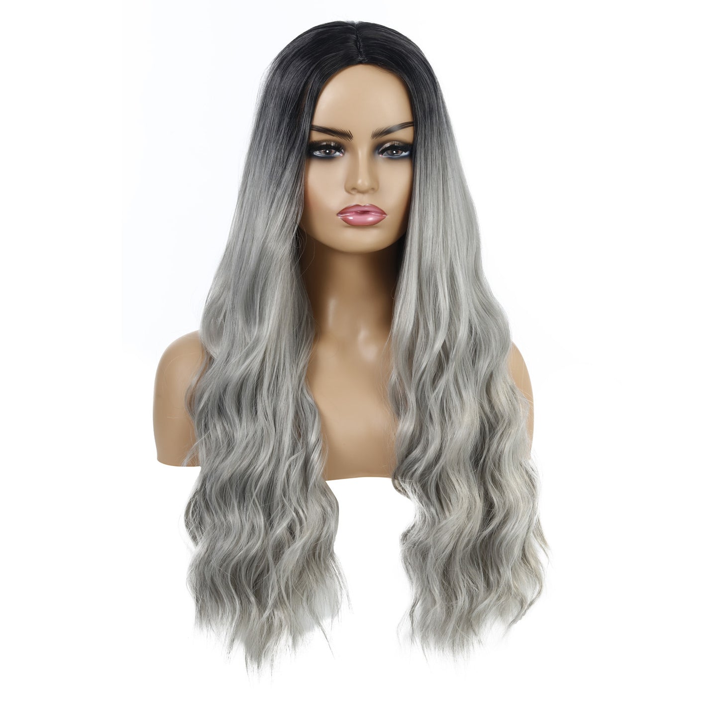 European And American Female Wigs, Wavy Curly Hair, Ladies Wig Head