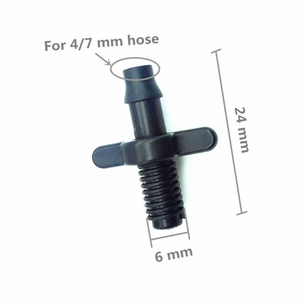 Household Black Capillary Thread Barb Fittings