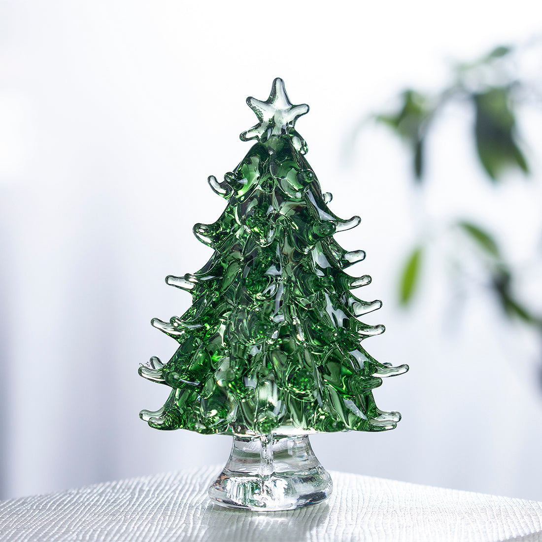 Mini Christmas Tree Pure Handmade Glass Crafts