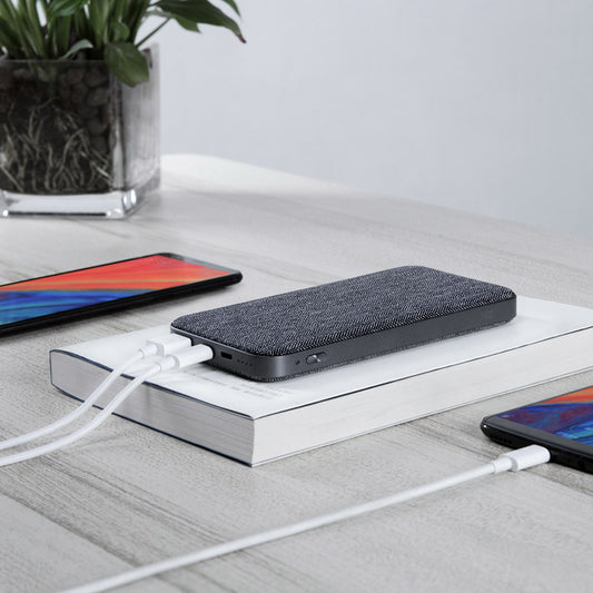 Two-way Fast Charging Fabric Mobile Power Ultra-thin