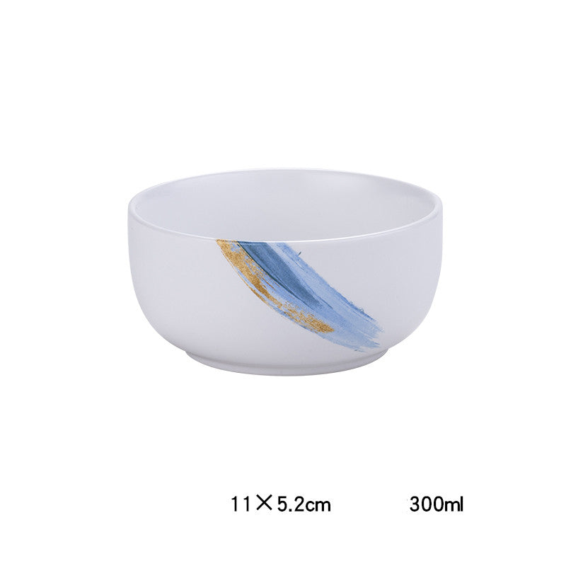 Creative Nordic Personality Simple Ceramic Western Food Bowl