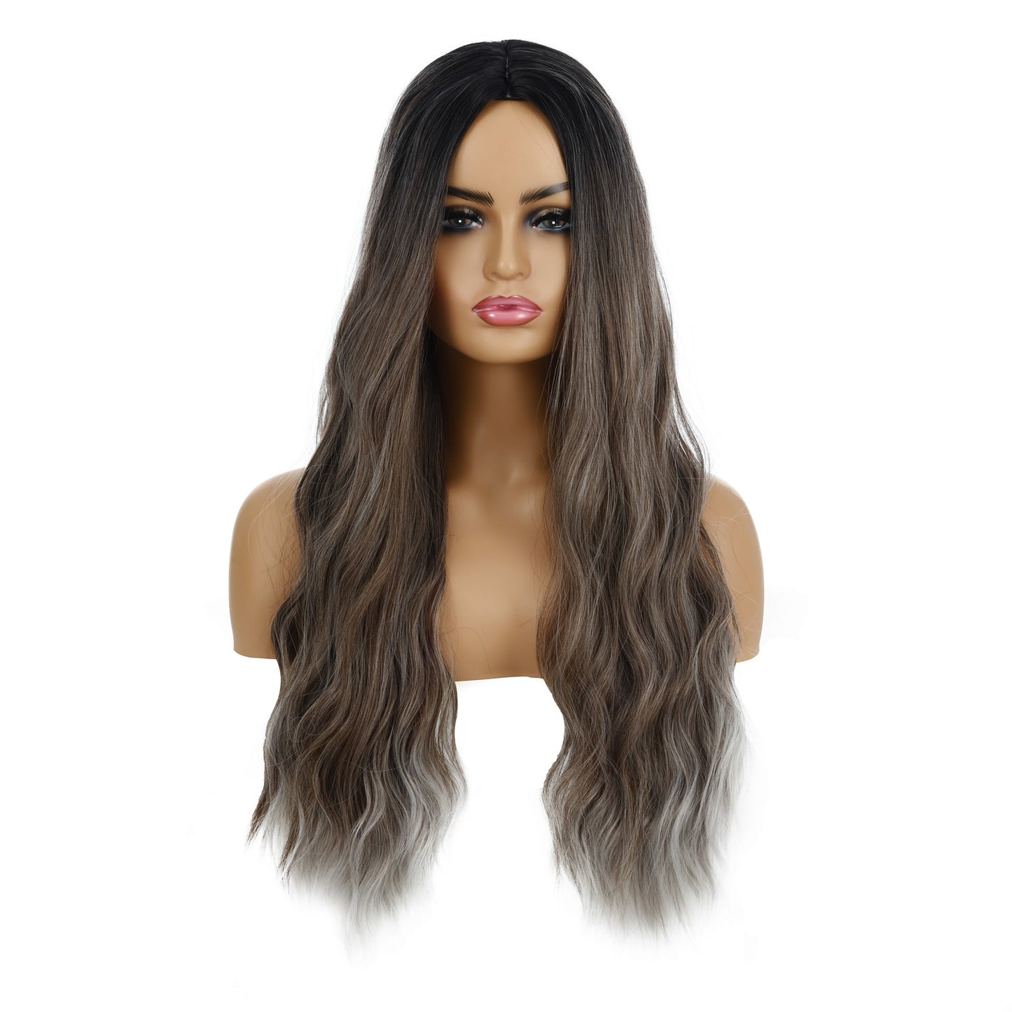 European And American Female Wigs, Wavy Curly Hair, Ladies Wig Head