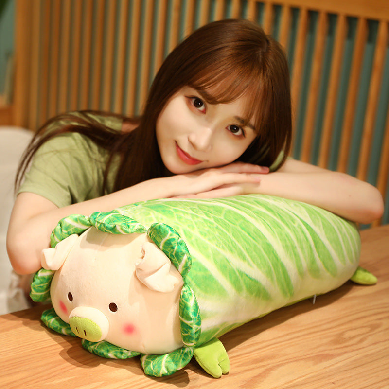 Cute Cabbage Pig Pillow Plush Toy