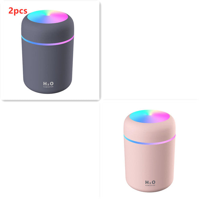 Portable USB Car Air Purifying Humidifier Colorful Cup