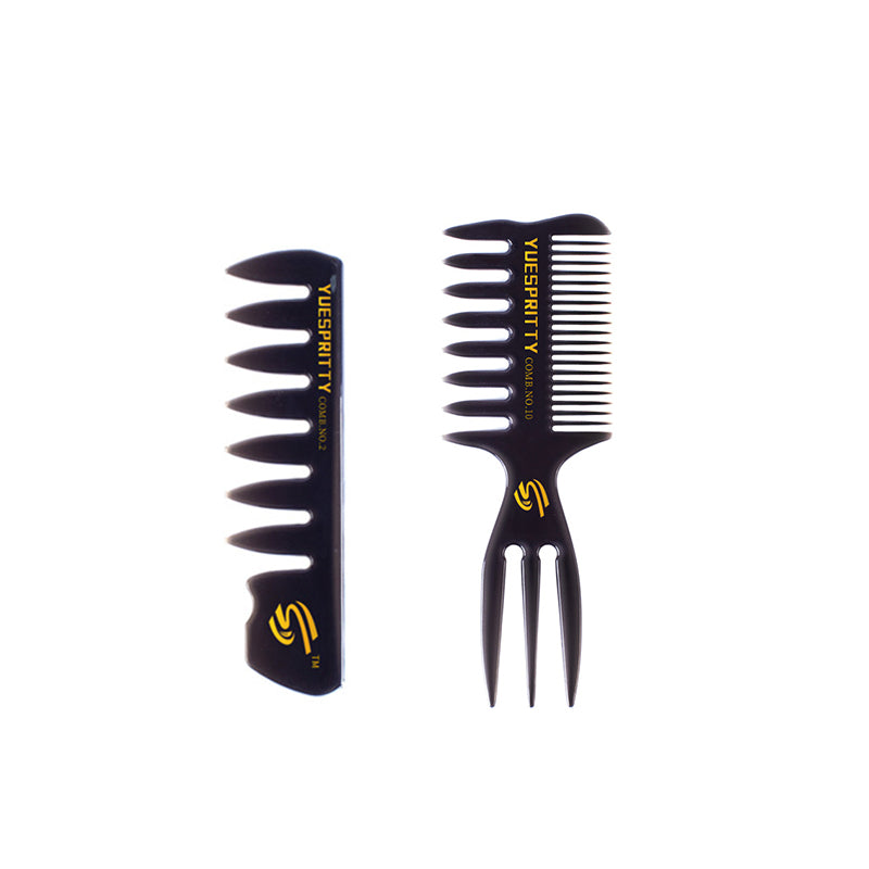 Men's Special Retro Back Head Texture Styling Oil Comb