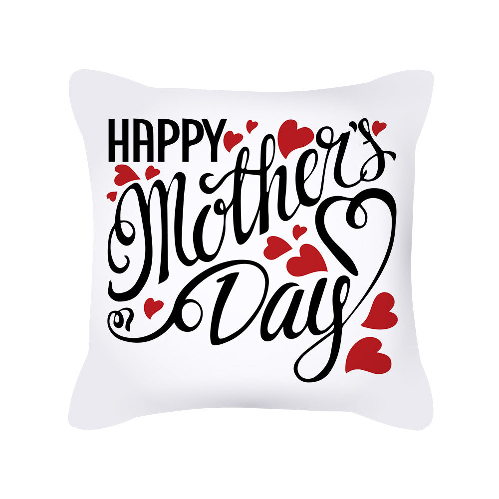 Mother's Day Pillowcase Nordic Heart Peachy