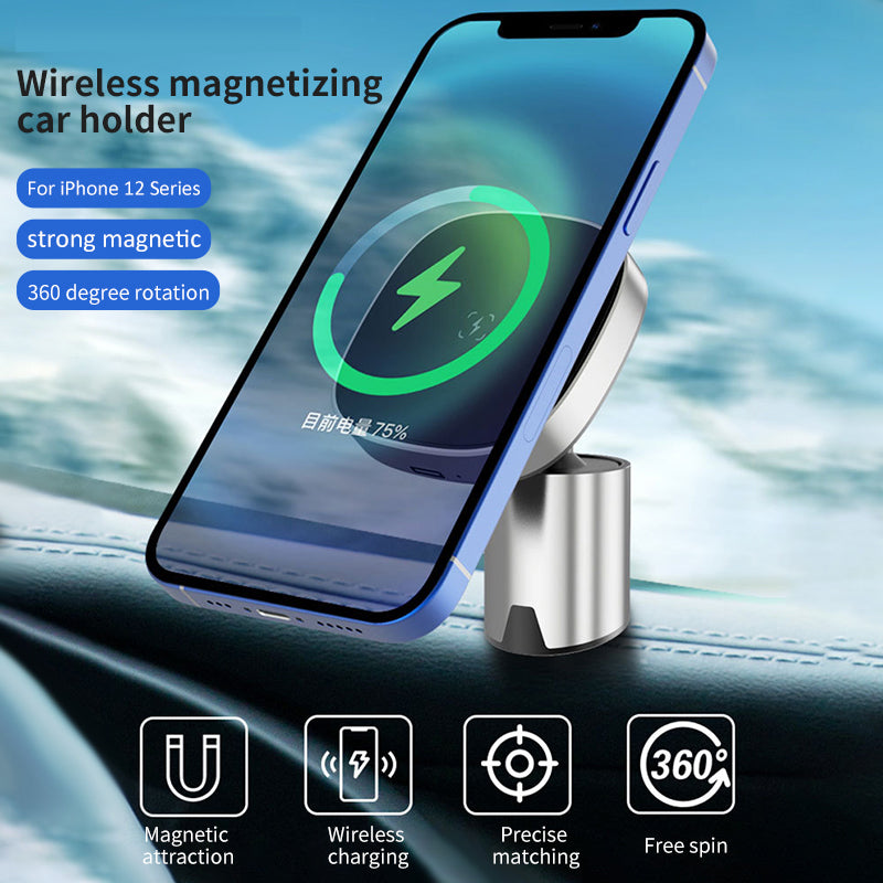 Car Mobile Phone Holder Wireless Charging Magnetic