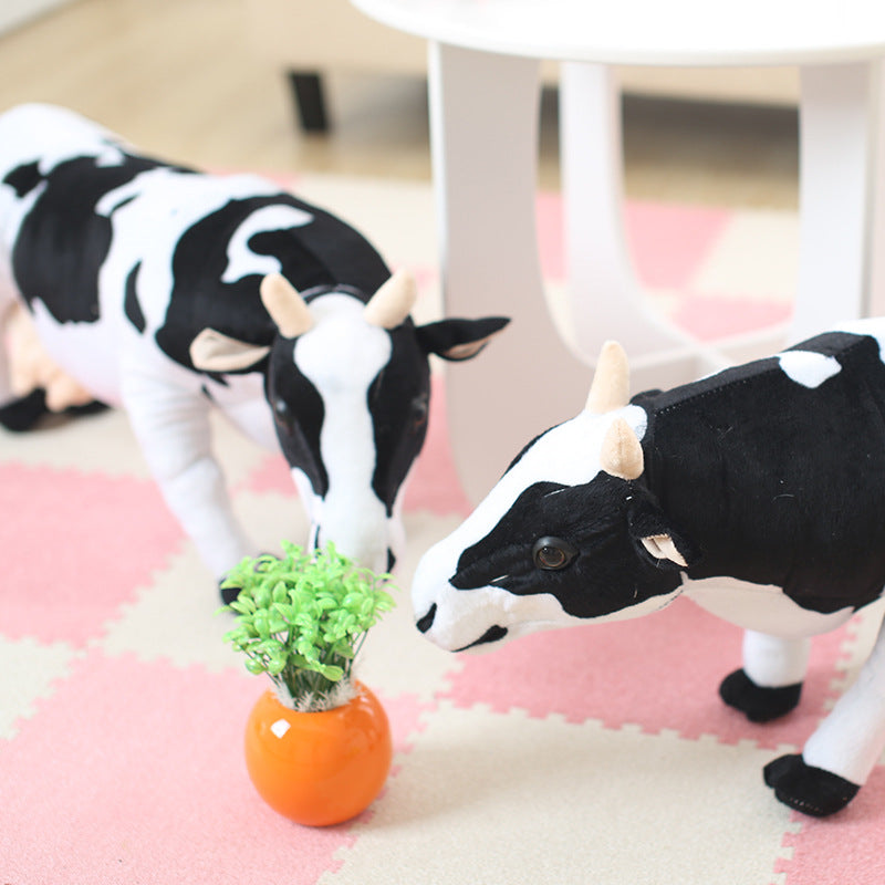 Simulation Cartoon Animal Cow Doll Plush Toy