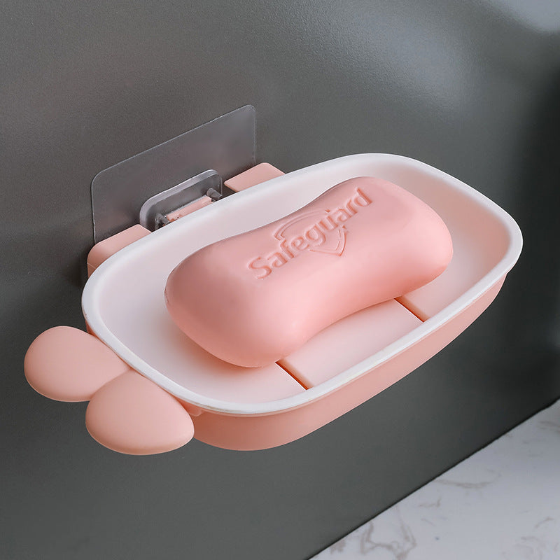 Carrot Household Creative Double Drain Soap Box