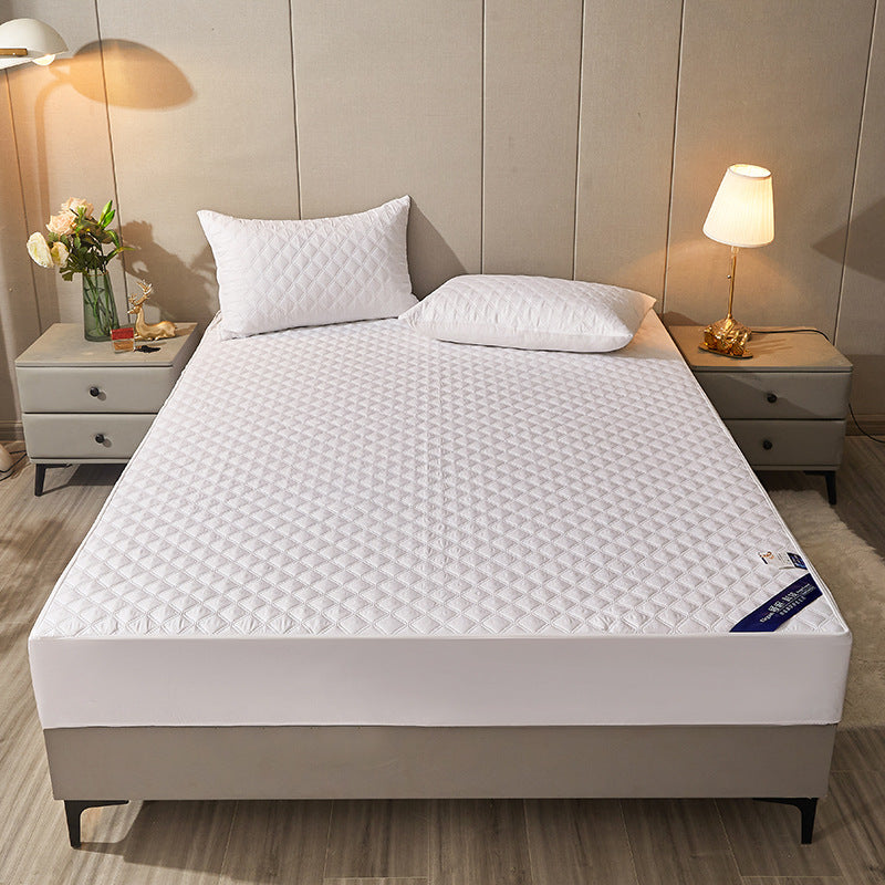 Quilted Waterproof Fitted Single Piece Non-slip Mattress Dust Cover