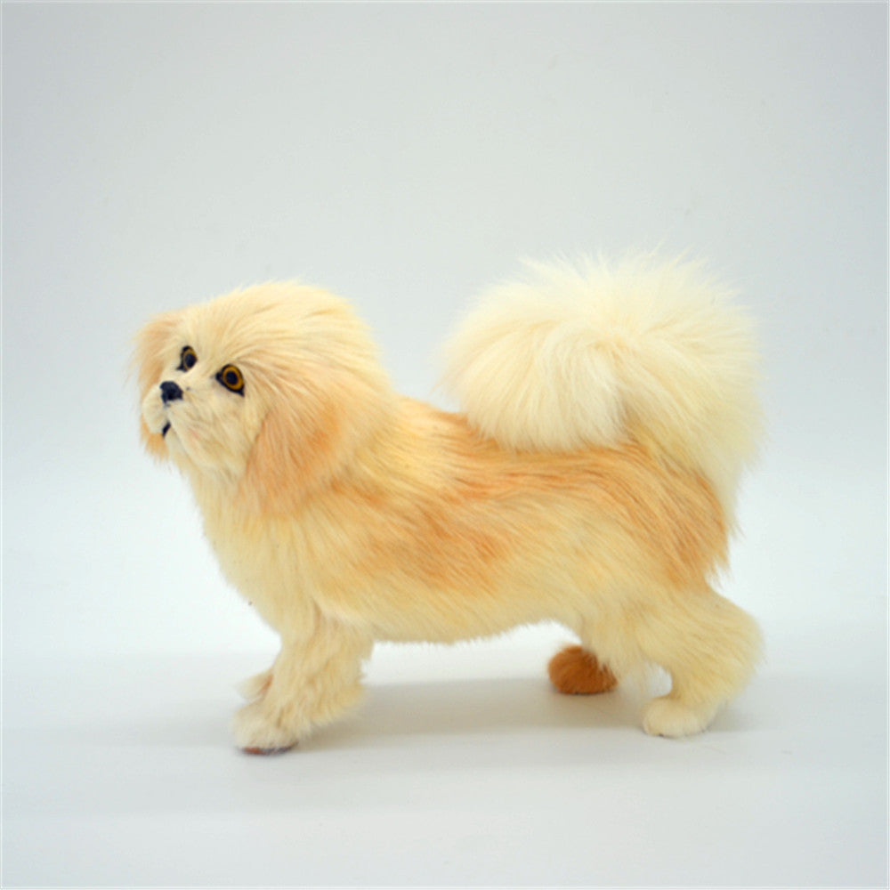 Simulation Dog Decoration Simulation Lion Height 21cm