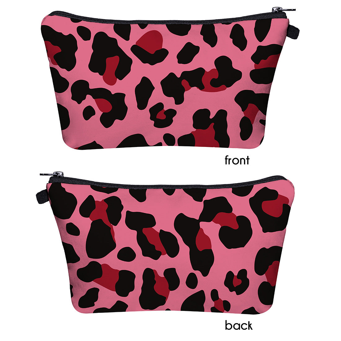 Color Leopard Print 3d Digital Printing Storage Washing Bag Bag Ladies Clutch