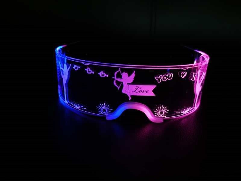 Halloween Amazon LED Colorful Glowing Glasses Christmas