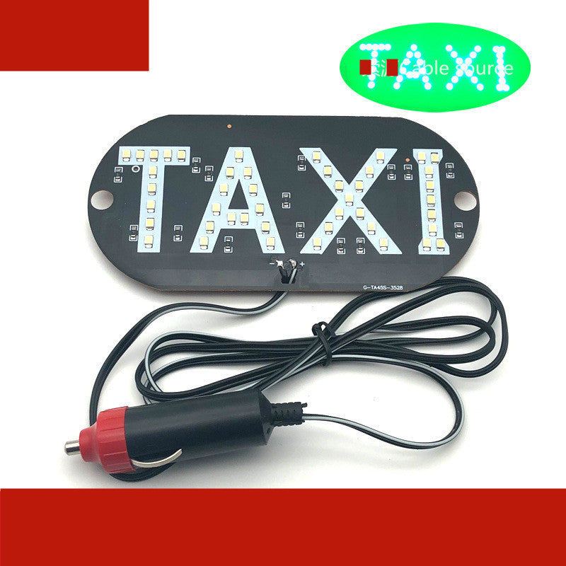 Taxi Light With Switch Cigarette Lighter