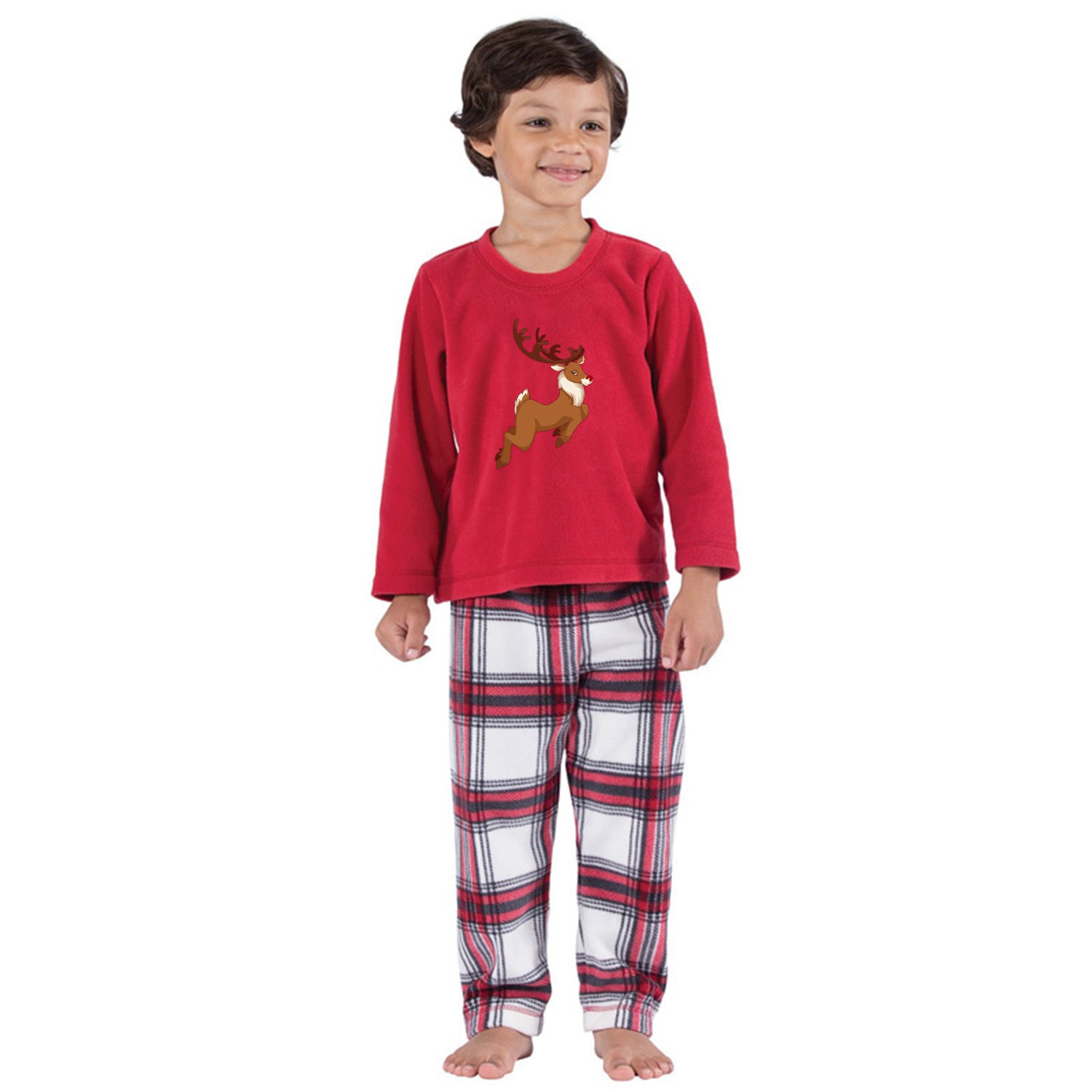 Christmas Reindeer Parent-child Matching Pajamas Set