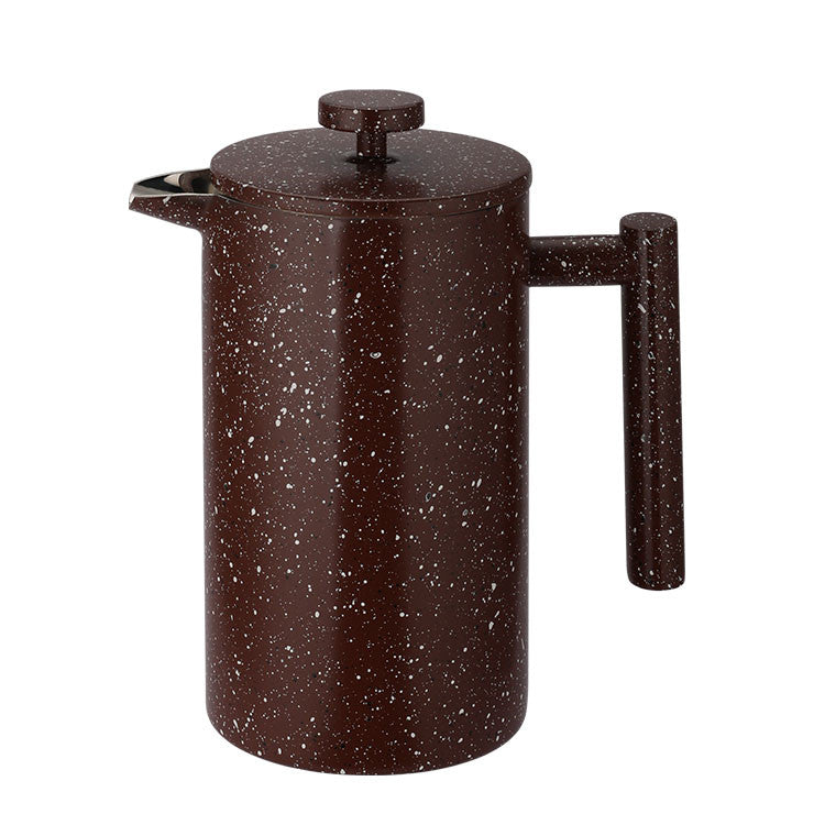 Ink Style Double-layer 304 Stainless Steel French Press Pot