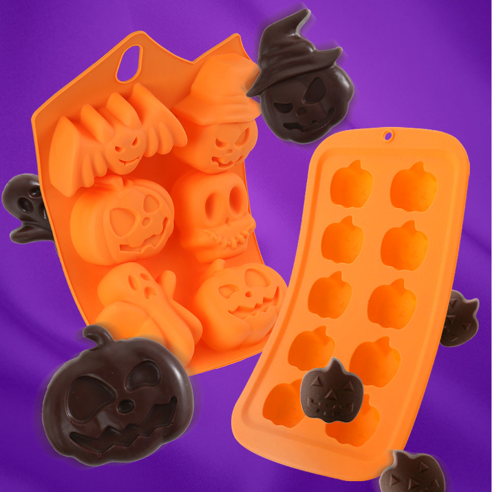 Halloween Skull Pumpkin Baking Cookie Mold