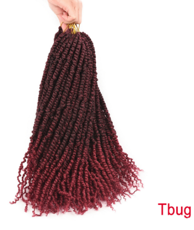 TOMO Pre-twisted Passion Twist Crochet African Dirty Braids Crochet