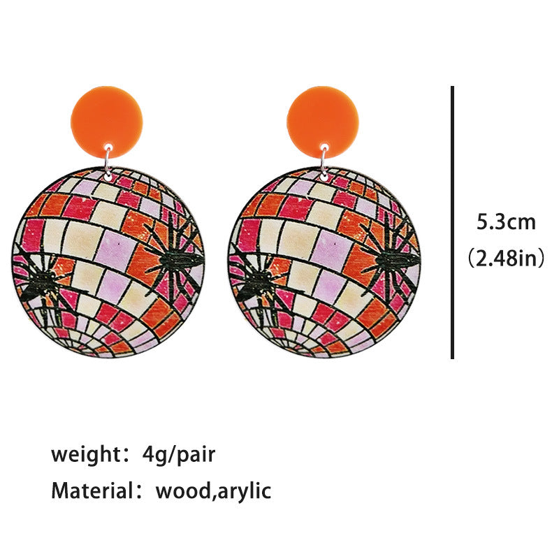 Halloween Thanksgiving Retro Style Geometric Earrings