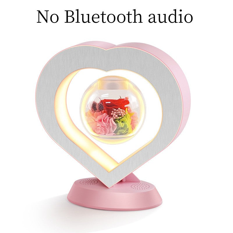 Valentines Day Gift Magnetic Levitation Lamp Bluetooth Stereo Light