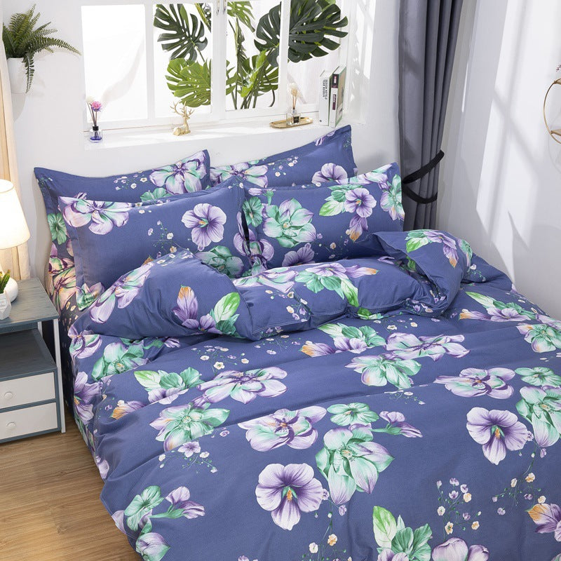 Candy Bedding Four Piece Home Textile Washed Cotton
