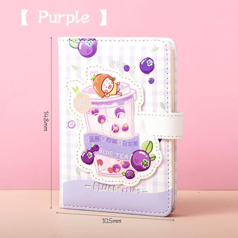 Cute Magnetic Buckle Notebook Girl Heart Hand Ledger