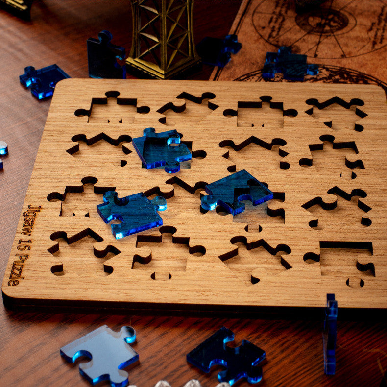 Wooden High Difficulty Chinese Element Irregular Puzzle