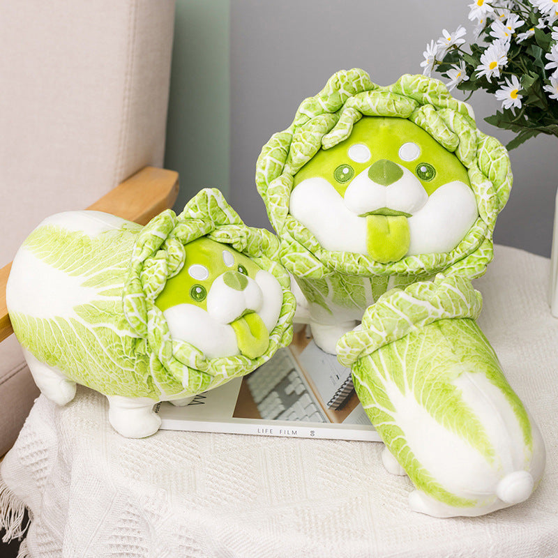 Vegetable Elf Dog Plush Doll Sleeping Pillow