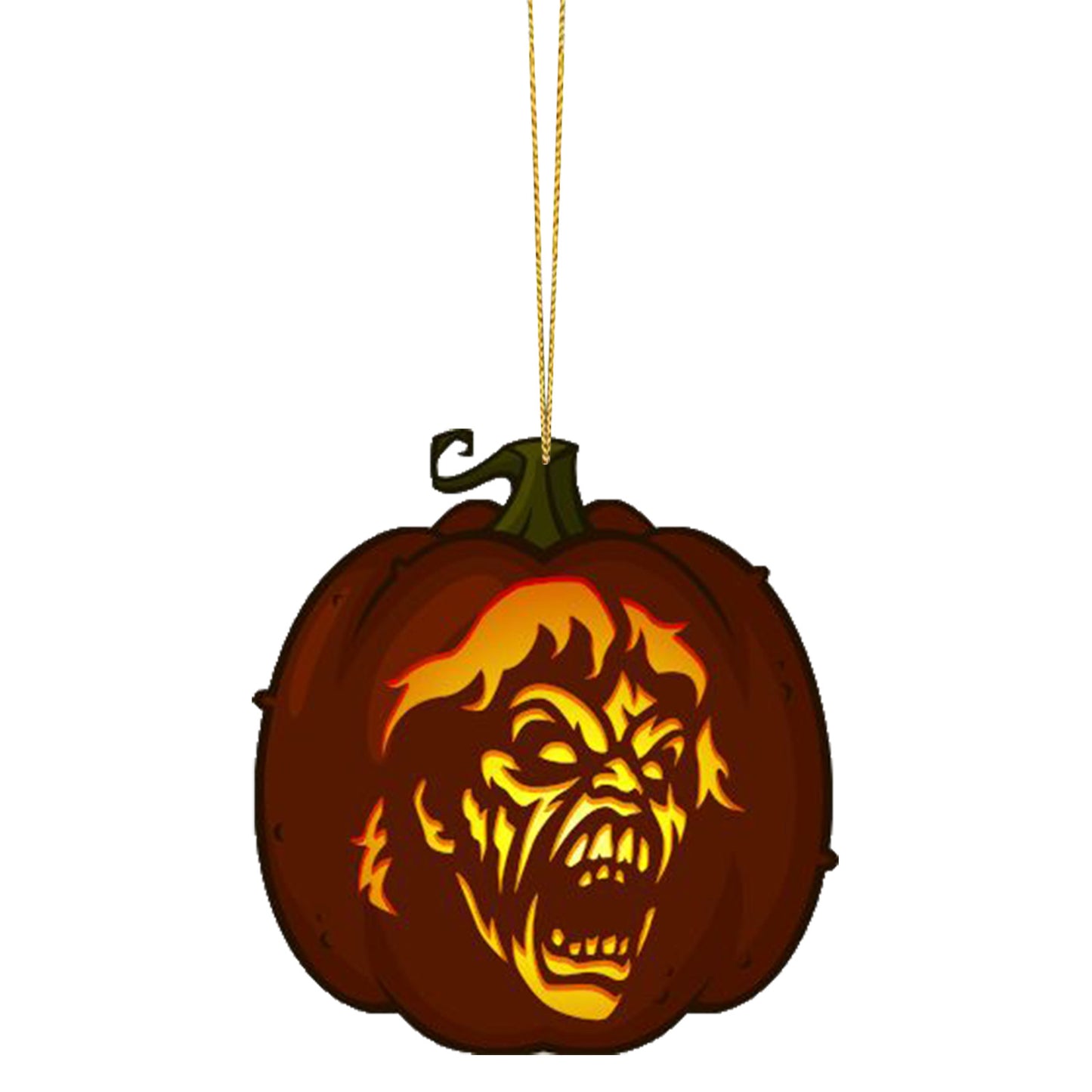 Halloween Pumpkin Car Pendant Acrylic Flat Ornament